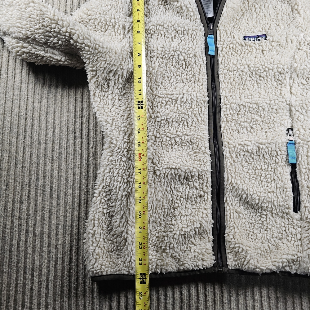 Patagonia Classic Retro X
Cardigan Deep Pile Fleece Full
Zip Jacket Oatmeal Sz M - Picture 6 of 8